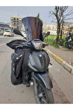 Piaggio Beverlys 400 Siperlik Ön Cam 2021 2024 Model 44cm Siyah Renkli 4mm