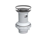 Pop-Up Lavabo Sifonu Taşmalı – Paslanmaz Metal Başlık, Plastik Gövde, Kolay Montaj