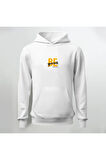 Be Yourself Baskılı Kapüşonlu Sweatshirt Hoodie Kalın Kumaş 3 İplik Şardonlu