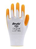 Beybi Polyester-Nitril İş Eldiveni PN5 No: 10 Sarı - 12 Çift