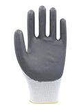 Beybi Polyester-Nitril İş Eldiveni PN72 No: 10 GRİ - 12 Çift