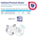 MOLİCARE 8 DAMLA 3144 GR EMİŞ KAPASİTELİ BELBANTLI HASTA BEZİ MEDIUM 26 ADET