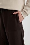 DeFacto Oversize Fit Cepli Düz Paça Eşofman Altı C5383AX24SPBN130