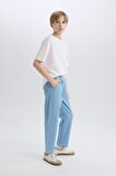 DeFacto Erkek Çocuk Straight Fit Düz Paça Basic Düz Jean Pantolon B5740A825SMNM39