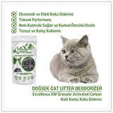 DOĞSEK Kedi Kumu Koku Giderici Excellence KM Granular Activated Carbon 230 gr Kömür Bazlı Granül Aktif Karbon