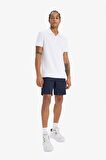 DeFactoFit Slim Fit Dar Kesim Sporcu Kısa Kollu Pike Polo Tişört D9779AX25SPWT34