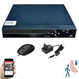 16 Kameralı Set - Hareket Algılayan Gece Görüşlü 36 IR Led 5MP Sony Lensli 1080P Full HD Metal Kasa Güvenlik Kamerası Seti 5236