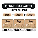 Sleepy Ecologic Premium Plus Hijyenik Ped Mega Fırsat Paketi Gece 108 Adet