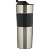 French Press Paslanmaz Çelik Termos (500 ml) - Gümüş