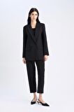 Oversize Geniş Kalıp Ceket Yaka Blazer Ceket