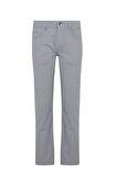 Lacivert Desenli Regular Pantolon | 34