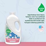 Siveno %100 Doğal Bebek Çamaşır Sabunu Kendinden Yumuşatıcılı Bitkisel Deterjan Konsantre Vegan 1000 ml x 2 Adet