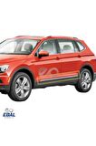 VW Tiguan Krom Yan Kapı Çıtası 4 Prç 2016 Üzeri (7 KOLTUKLU)