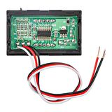 0.56 inç 0-30V 3 Kablolu DC Mavi Voltmetre