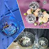 BakGelAl 1 Metre Uzunluğunda Gümüş Renk Aynalı Mozaik Taşlı Dekor Bandı 4 cm x 1 mt