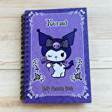 Kuromi Mor Günlük Planlayıcı Defter - Şık ve Eğlenceli Tasarım