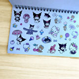 My Melody ve Kuromi Sticker Defteri Albümü -Sevimli ve Eğlenceli Koleksiyon Tutkusu