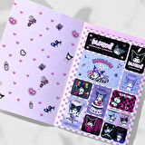 Kuromi & Sanrio Kawaii Sticker Albümü - Kuromi 