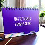 Bu Işıltılı Hayatı Ben Seçtim- Masaüstü Haftalık Planlayıcı – Renkli ve Eğlenceli Tasarım