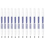 Bigpoint Paint Marker Fine Kalem 1-2 mm Siyah - Black 12'li Set
