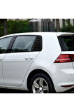 Vw Golf 7 - 7.5 Kelebek Cam Vizörü Piano Black 2013-2020