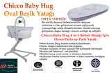 Chicco Baby Hug Uyumlu Anne Yanı Oval 35x75x10 Cm Bambu Beşik Yatağı