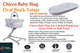 Chicco Baby Hug Uyumlu Anne Yanı Oval 35x75x12 Cm Bambu Beşik Yatağı