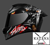 SHIRO KASK 100195 FULLFACE KATANA GORILLA S(55_56) SUNVİZOR GRAFIC-1915-002 NEW