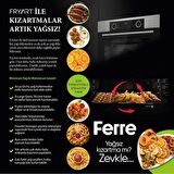Ferre Fryart Cs Serisi Siyah Ankastre Cam Set (D063 + CS205 + XE63CS)