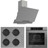 Ferre Soft Line Gri ankastre set ( QBL62CPR-CS208-D065 )