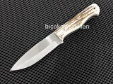 El İşçiliği Av Bıçağı Geyik Boynuzu 24 CM