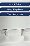 Geçmeli Perde Düğmesi Kaliteli 20 Adet