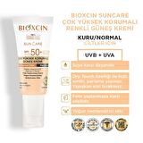 Bioxcin Sun Care Çok Yüksek Korumalı Kuru Ve Normal Ciltler İçin Renkli Güneş Kremi Spf 50+ 50 ml