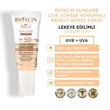 Bioxcin Sun Care Çok Yüksek Korumalı Lekeli Ciltler İçin Renkli Güneş Kremi Spf 50+ 50 ml
