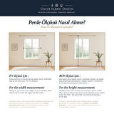 Gauze Fabric Design BLACKOUT KOYU BEJ KARARTMA ÖZELLİKLİ FON PERDE 275 x 270