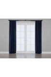 Gauze Fabric Design Blackout İndigo KARARTMA ÖZELLİKLİ FON PERDE 200 x 270