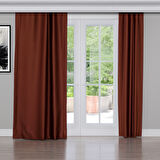 Gauze Fabric Design BLACKOUT KIREMIT KARARTMA ÖZELLİKLİ FON PERDE 125 x 270