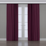 Gauze Fabric Design BLACKOUT MÜRDÜM KARARTMA ÖZELLİKLİ FON PERDE 250 x 250