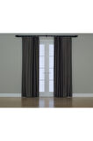 Gauze Fabric Design Blackout Açık Antrasit KARARTMA ÖZELLİKLİ FON PERDE 100 x 250