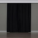 Gauze Fabric Design BLACKOUT SİYAH KARARTMA ÖZELLİKLİ FON PERDE 100 x 250