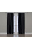 Gauze Fabric Design BLACKOUT SİYAH KARARTMA ÖZELLİKLİ FON PERDE 300 x 250