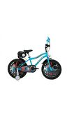 Nıko Erkek Çocuk Bisikleti 28cm V 20 Jant Mavi Beyaz Turuncu