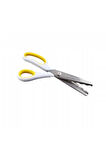 Desenli Sarı Sürfile Makası Çelik 23CM