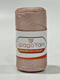 Spago Poly 4 Silver Simli Polyester Makrome İpliği 4No 070