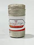 Spago Poly 4 Silver Simli Polyester Makrome İpliği 4No 016