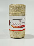 Spago Poly 4 Silver Simli Polyester Makrome İpliği 4No 016-1