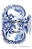 Lineart Pirinç Dekopaj Blue 23