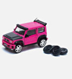 BM Creations Junior LB★Works Suzuki Jimny 1:64 - Glitter Pink (Pembe)