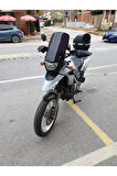 Bmw F650 GS Siperlik Ön Cam 2004-2007 Model 45cm Şeffaf Renkli ( 4 Delikli ) 4mm