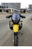 Bmw F650 GS Siperlik Ön Cam ( 3 Delikli ) 1999 2003 Model 35cm açıkfüme Renkli 4mm